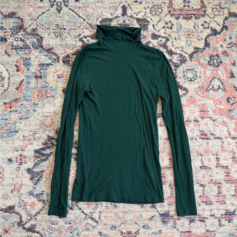 Green J. Crew Turtleneck
